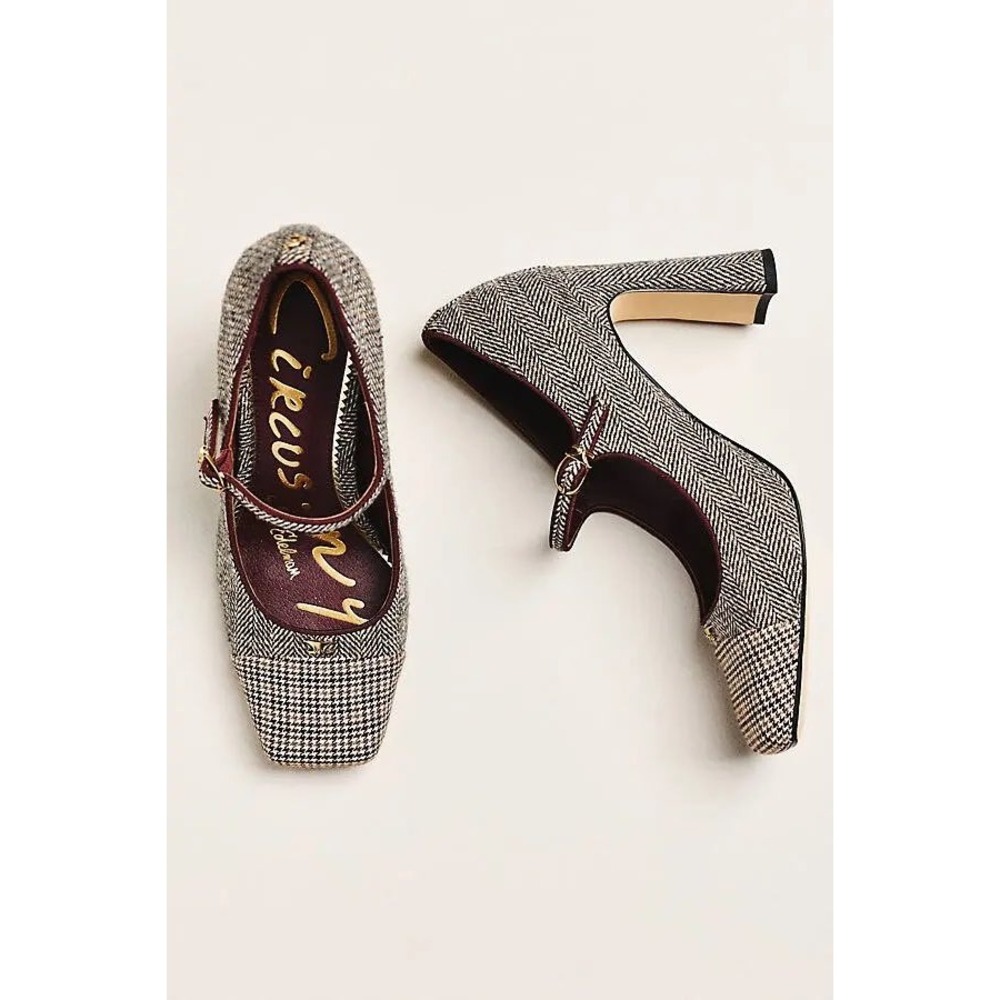Circus NY by Sam Edelman Elora Mary Jane Block Heel Sz 8.5